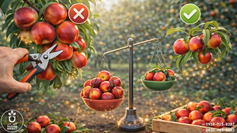  تنظیم بار درخت برای جلوگیری از خستگی سال بعد
