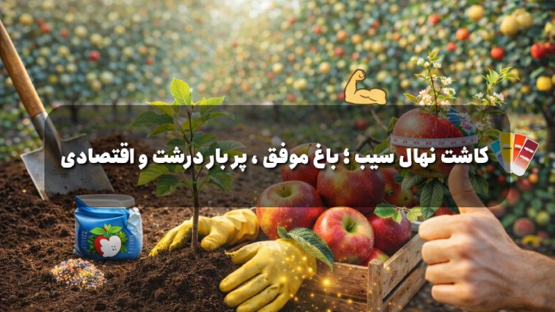 آموزش کاشت نهال سیب